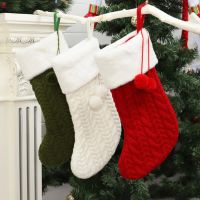 Christmas Gift Christmas Stocking Sock Santa Claus Candy Gift Bag Xmas Tree Hanging Decor Christmas Stockings
