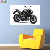 Z900ของ Kawasaki ที่ศิลปะบนผนังมากเอบีเอสการพิมพ์ผ้าใบป้ายโปสเตอร์รูปจักรยานสุดสำหรับตกแต่งห้องนั่งเล่น0725E2ผ้าใบวาดภาพ