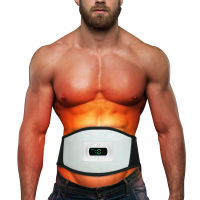 Electric EMS Abdominal Trainer Body Slimming Belt Muscle Stimulator Toner Weight Loss Smart Waist Fitness Vition Belt Uni