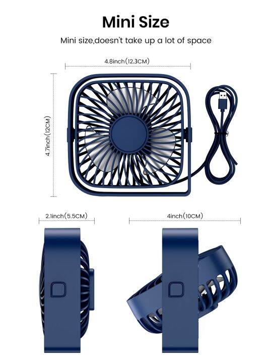 ขายดีพัดลมตั้งโต๊ะ-usb-ที่มีการไหลเวียนของอากาศที่แข็งแกร่งและการทำงานที่เงียบสงบลมขนาดเล็กความเร็วลม360-หมุนได้สำหรับห้องนอนสำนักงานบ้าน