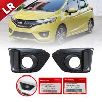 * ของแท้ * ฝาครอบไฟตัดหมอก ฝาครอบสปอร์ตไลท์ รุ่น ฮอนด้า แจ๊ส HONDA JAZZ GK ปี 2014 - 2017 สีดำด้าน