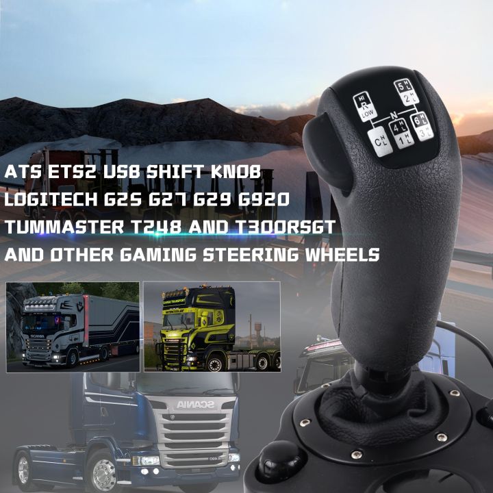 USB Truck Simulator Shifter Gearshift Knob for Logitech G29 G27