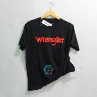 เสื้อยืด Wrangler ชาย/หญิง ผ้าตคอตอน 30s นำเข้าฟรีถุงกระดาษ