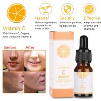 เซรั่มให้ความชุ่มชื้นแก่ผิว Natural Vitamin C &amp; Vitamin E Face Serum Essence Whitening Moisturizing Cream for Deeply Moisturizing and Improves Skins Elasticity and Tightens