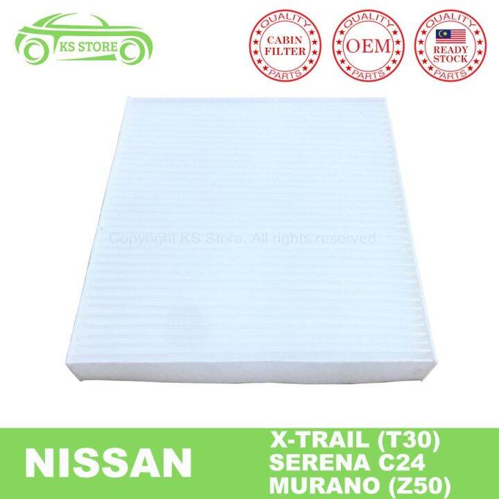 Nissan Serena C24/XTrail(T30)/Murano(Z50) Cabin Air Filter Lazada