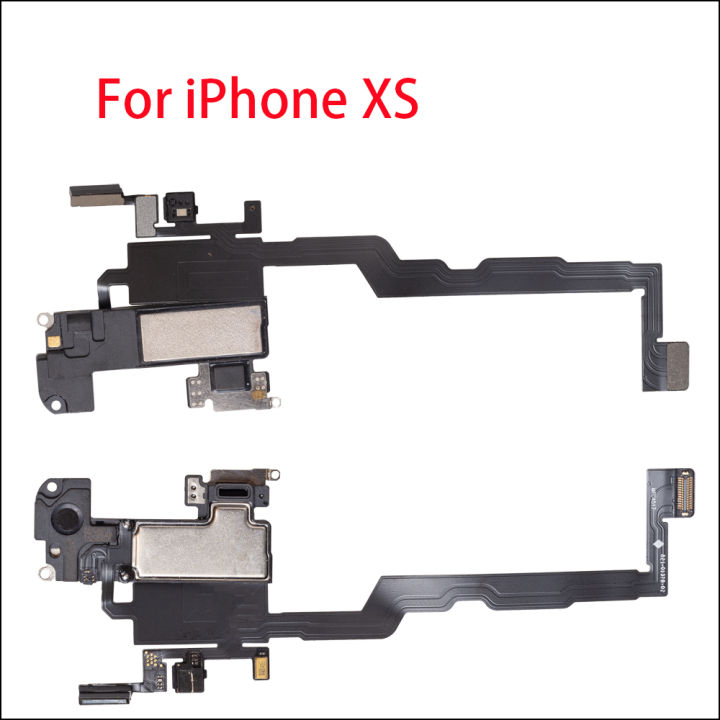 หูฟังหูฟังเซนเซอร์ไฟหน้าสายเคเบิ้ลยืดหยุ่นสำหรับ-iphone-x-xr-xs-สูงสุดหูหูฟังหูฟังอะไหล่เปลี่ยนลำโพง