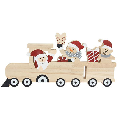 Wooden Car Diy Advent Calendar With LED Light Christmas Luminous Decoration Countdown Calendar Ornaments Gift For Kids