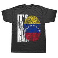 Funny Its In My DNA Venezuelan Venezuela Flag T Shirts Graphic Streetwear Short Sleeve Birthday Gifts T-shirt Mens Clothing
