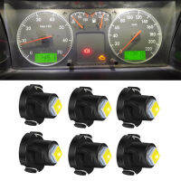 6Pcs T3 T4.2หลอดไฟ LED 3030SMD รถภายในไฟตัวบ่งชี้ Wedge Dashboard ร้อนเครื่องมือ12V Auto