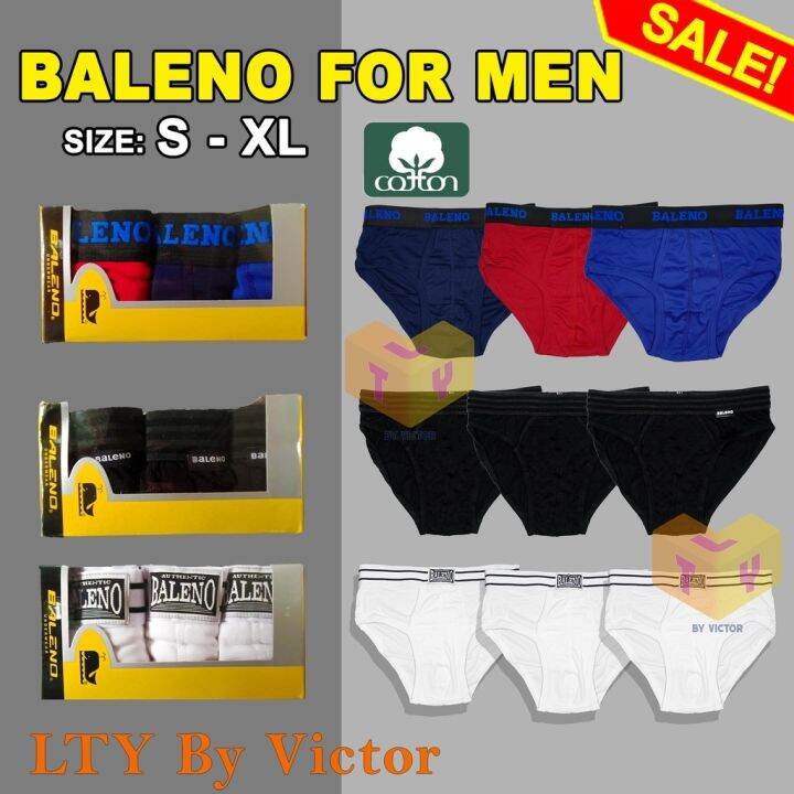 ORIGINAL 3in1 BALENO BRIEFS UNDERWEAR FOR TEENS AND MEN BRIEF (ADULT
