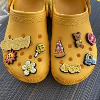 จี้รูป Sepatu Kancing บ้านจระเข้9ชิ้น/คร็อกแบบปุ่ม/ชาร์ม/DIY สำหรับเด็ก【ของแท้อย่างเป็นทางการ】