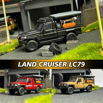 Autobots Models 1:64 LAND CRUISER LC97 Heavy Modification Adventure Diecast Diorama Car Model Collection Miniature Carros Toys