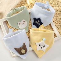 4Pcs/Lot Baby bib Babador Feeding Smock Cotton Bandana Bibs Infant Burp Cloths Saliva Towel Newborn Baby Eating Accessories