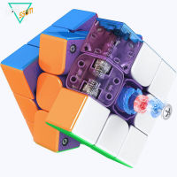 Lealyssum Moyu Weilong WRM 3X3 Magnetic tation Speed Cube Stickerless Smooth Double Tuning Magic Cube Toys823เพื่อการศึกษา