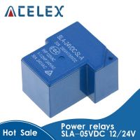 【☊HOT☊】 qiwu8484716259 Sla-24vdc-Sl-A 12vdc รีเลย์ไฟฟ้า T90 4pin 30a 24V Sla-24vdc