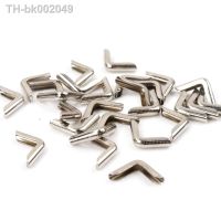 ☾☸ Metal Corners For Books Scrapbooking Photo Albums Menus Corner Protectors Metal Crafts DIY Ornament 10x10x2mm 100pcs MZ353