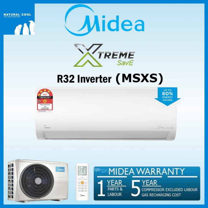 Midea Aircond R32 Xtreme Save Inverter 10hp 15hp 20hp 25hp Air Conditioner Lazada 1788