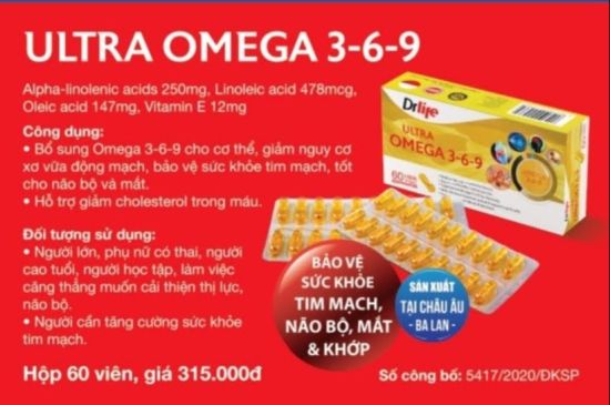 Ultra omega 3-6-9 - ảnh sản phẩm 1