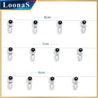 【LZ】✁□∏  Loonas alumimum trilha trilho planador cortina acessórios roda rolo corredor ganchos