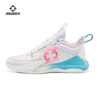 RIGORER War Ender 2 Mens Professional Basketball Shoes Actual Combat Training Non-slip Shock Absorption Wear-resistant Sports Sneakers Z122360152 - White/Pink