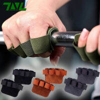 1คู่ Cowhide หนังยิมฟิตเนสถุงมือ Grips Anti-Skid Weight Lifting Guard ถุงมือ Pads Dumbbell Pull Up Grip ปาล์มป้องกัน