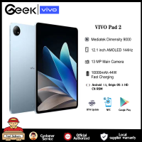 Original Vivo Pad2 12.1 Inch LCD Dimensity 9000 13M 2.8K Screen 10000mAh 44W SuperFlash Charge Face Wake