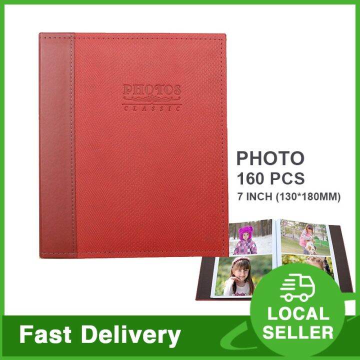 photo album for picture 5R 7 inch photo album PP interstitial retro