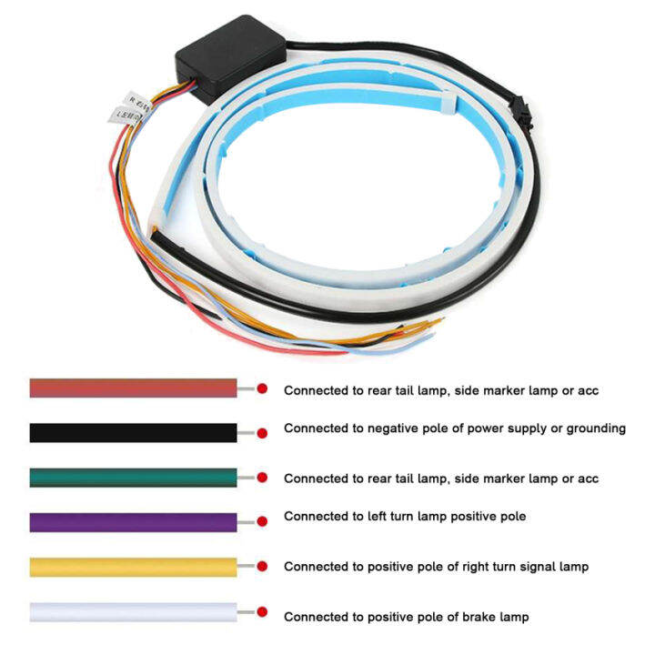 ไฟท้ายรถยนต์12v-1-2m-1-5m-เครื่องลำแสงไฟแบบไดนามิกแถบเตือนไฟ-led-เพิ่มอัตโนมัติไฟสัญญาณ-trun