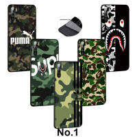 Casing หรับ OPPO A91 F15 A81 A92 A72 A52 A93 A94 Reno 2 2Z 2F 3 4 5 5K 6 4Z 6Z Lite Pro Plus A92S G10 Army camouflage pattern Pattern Phone เคสโทรศัพท์