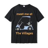 The Villages Florida Retirement Community Funny T-Shirt Casual Tops &amp; Tees Cotton Mens T Shirts Casual Funky