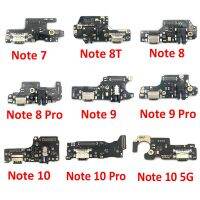 พอร์ตชาร์จ USB ไมโครโฟน แท่นเชื่อมต่อ บอร์ด สายดิ้นสําหรับ Xiaomi Redmi Note 5 5A 6 7 8 8T 9 9s 10 Pro 5G