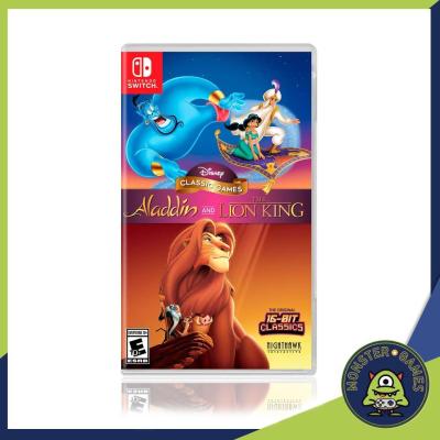Disney Classic Game Aladdin and The Lion King Nintendo Switch Game แผ่นแท้มือ1!!!!! (Aladdin and The Lion King Switch)