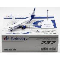 LH2310อัลลอยด์สะสมเครื่องบินของขวัญ JC ปีก1:200 Belavia สายการบินโบอิ้ง B737-8MAX โมเดลเครื่องบินโมเดลจรวด EW-546PA