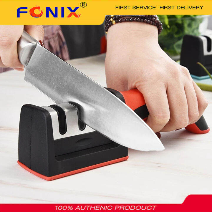 FONIX Sharpener ในครัวเรือน Quick Sharpener Whetstone Stick Sharpening ...