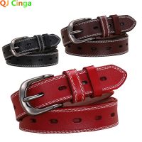 Women Genuine Leather Belt for Female Strap Casual All-match Ladies Adjustable Belts Designer High Quality QJ CINGA Brand