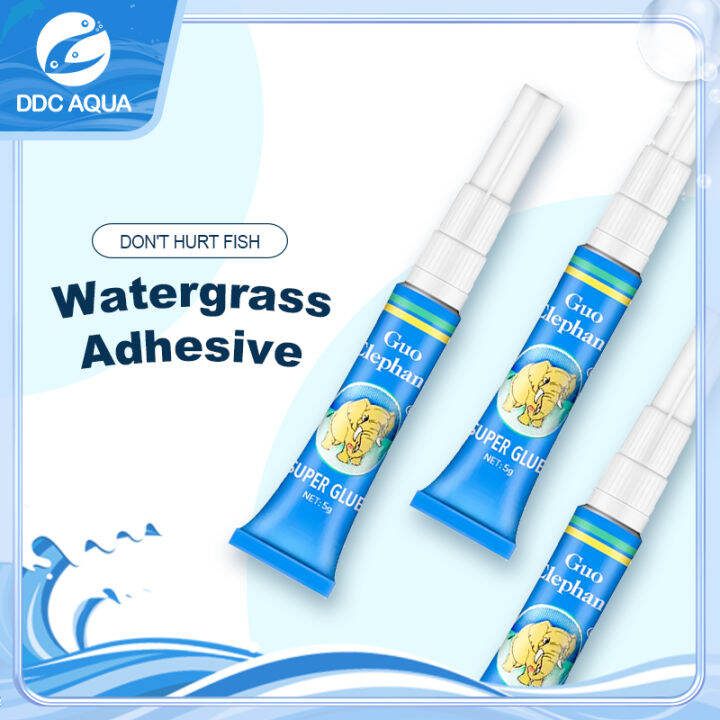 【DDC AQUA】Aquarium Glue 5g for Aquascape Plants Stones Woods Fish Tank Cyanoacrylate Adhesive