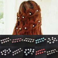 【CW】 10PCS/Lot Wedding Bridal Hair Claws Small Flowers Metal Headwear Accessories