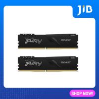 16GB (8GBx2) DDR4/2666 RAM PC (แรมพีซี) KINGSTON FURY BEAST BLACK (KF426C16BBK2/16)