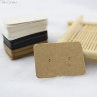 ஐ❉№ 100pcs 50pcs Earring Cards Packaging 2.5x3.5cm Ear Studs Display Card Cardboard Blank Kraft Paper Price Tag for DIY Jewelry