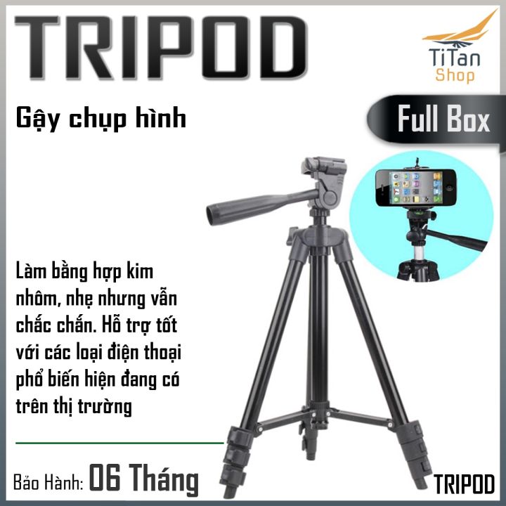 Với tripod hỗ trợ chụp ảnh chuyên nghiệp của chúng tôi, bạn có thể chụp những bức ảnh sắc nét và mượt mà hơn bao giờ hết. Với thiết kế thông minh và chất lượng tốt, tripod của chúng tôi sẽ giúp bạn nâng cao khả năng sáng tạo trong việc chụp ảnh.