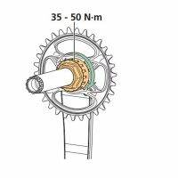 Bicycle 12S Chainring Lock Ring Adapter Removal Tool Chainring Installation Tools for DEORE 6100