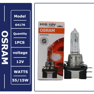 OSRAM Halogenlampe H15 ORIGINAL LINE 12V 55/15W PGJ23T-1 64176 