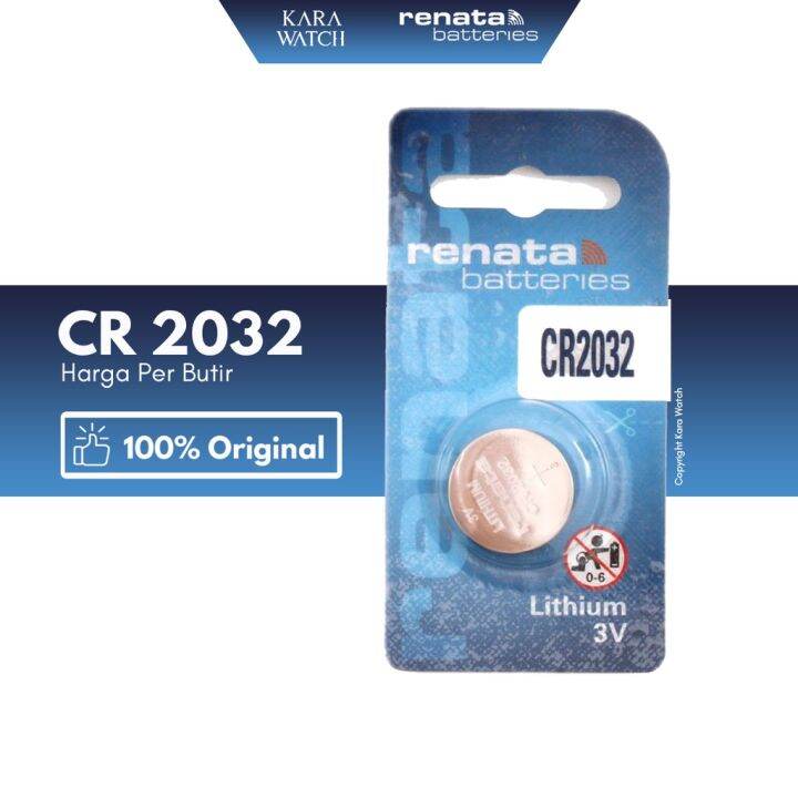 Baterai Renata 2032 Batre CR2032 Lithium Batu Battery 3V | Lazada Indonesia