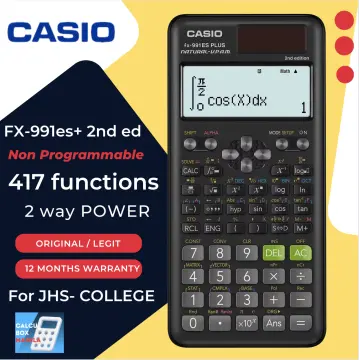 Buy Casio FX-991ES Plus-2nd Edition Scientific Calculator Online