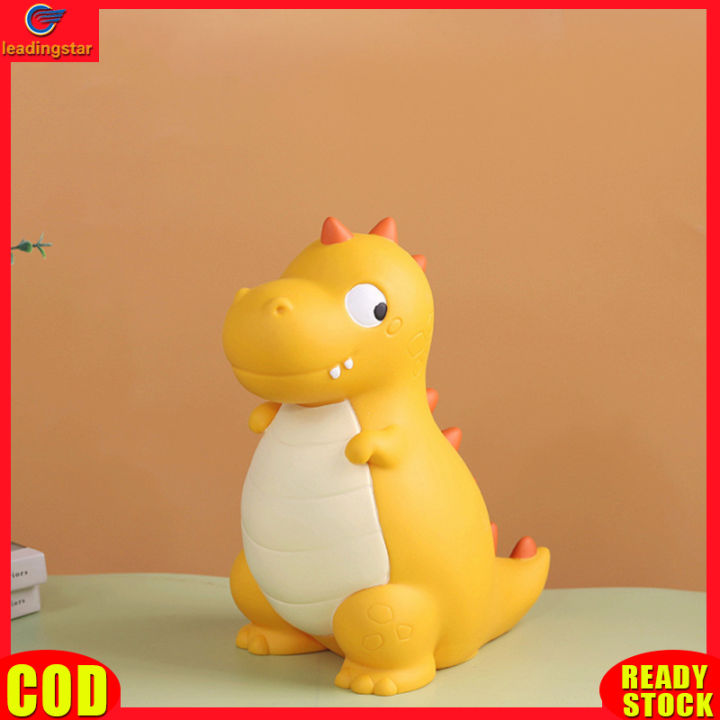 leadingstar-rc-authentic-dinosaur-piggy-bank-cute-cartoon-anti-fall-large-capacity-shatterproof-money-coin-bank-gifts-for-birthday-christmas