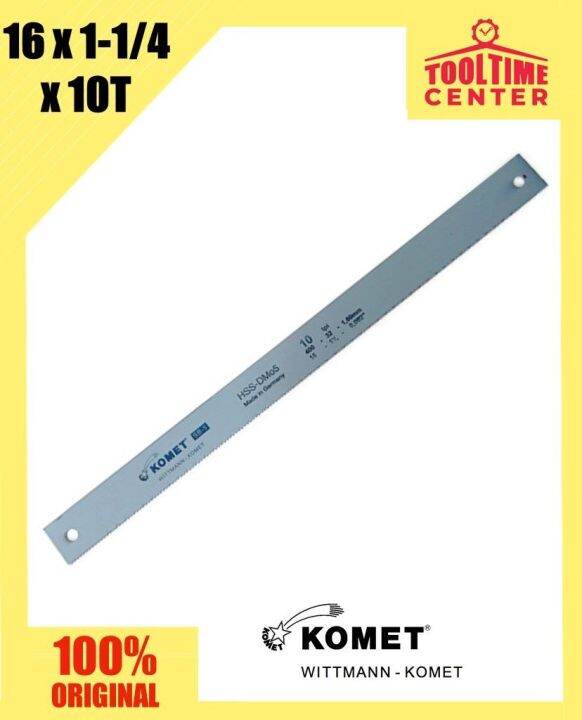 Komet 16 x 11/4 x 10T HSSDMo5 Power Hacksaw Blade Made in Germany