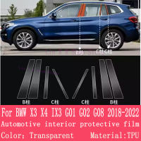 สำหรับ BMW X4 IX3 G01 G02แผงเกียร์นำทางภายในรถยนต์ฟิล์มป้องกันหน้าจอ TPU Anti-Scratch สติกเกอร์ Protect