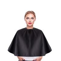 1pc Short Hair Cutting Cape Salon Hairdressing Black Apron Makeup Barber Haircut Capes Gown Waterproof Bib