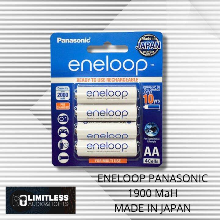 Panasonic eneloop BK 3MCCE 4BT AA Rechargeable Battery Pack of 4 (White ...