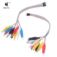 20cm 30cm 10pin Alligator Clips Electrical DIY Test Leads Alligator Double ended Crocodile Clips Roach Clip Jumper Wire Battery